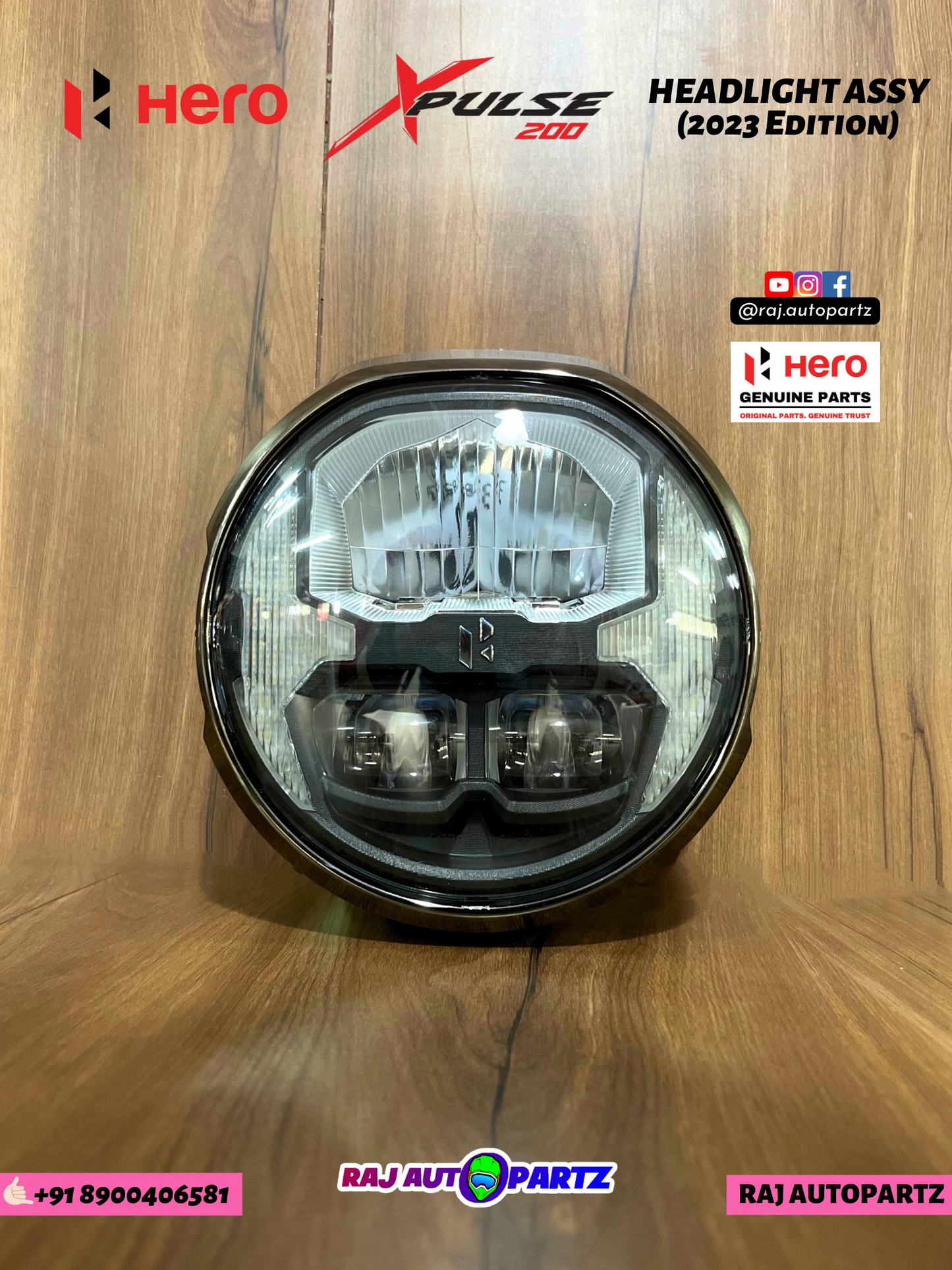 XPULSE 200 4V HEADLIGHT ASSEMBLY ( 2023 EDITION )