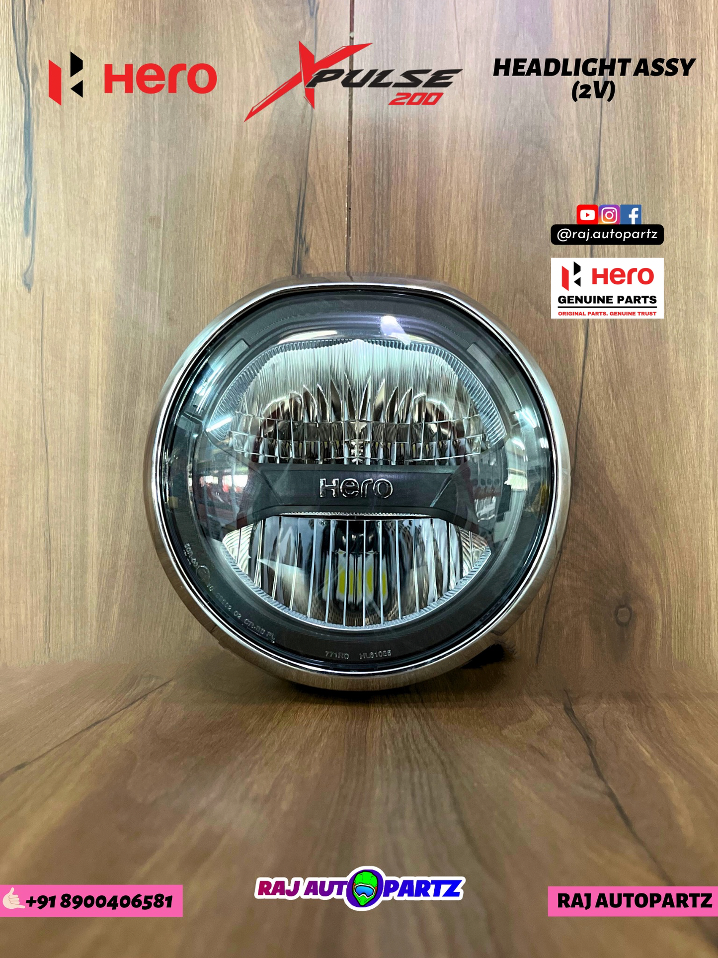 XPULSE 200 2V HEADLIGHT ASSEMBLY