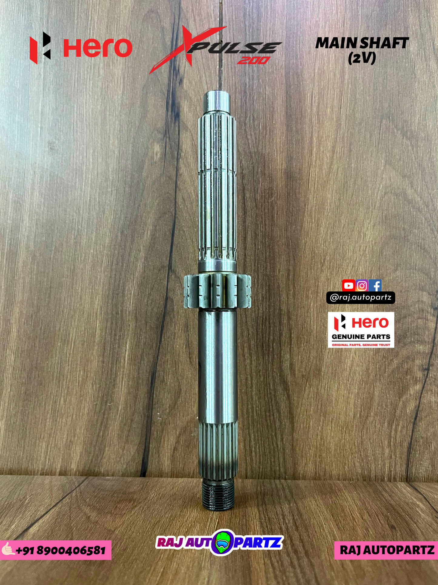 XPULSE 200 2V MAIN SHAFT