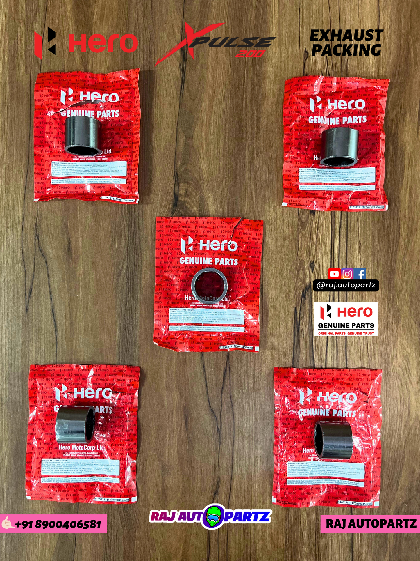 XPULSE 200 EXHAUST PACKING