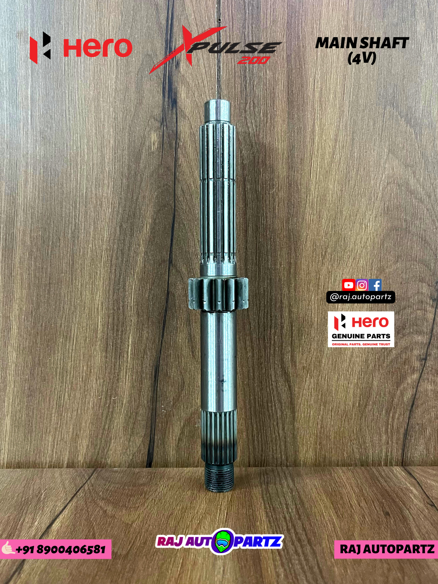 XPULSE 200 4V MAIN SHAFT