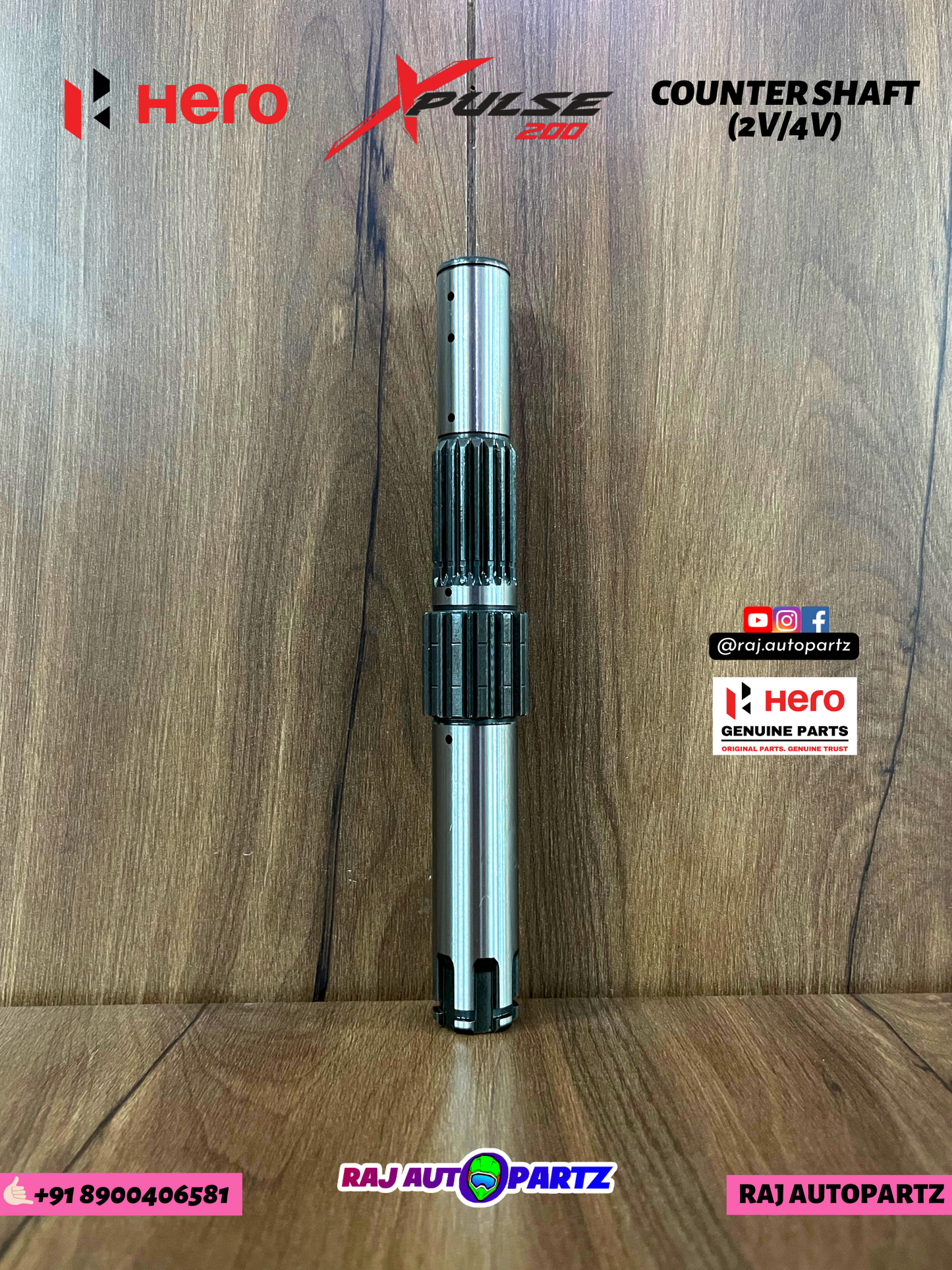 XPULSE 200 COUNTER SHAFT ( 2V / 4V )