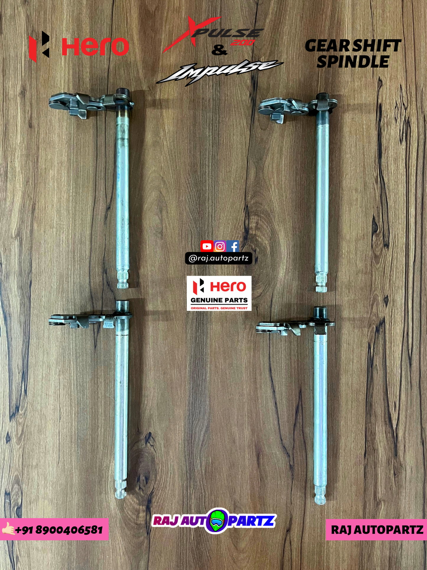 GEAR SHIFT SPINDLE ( XPULSE 200 / IMPULSE 150 )