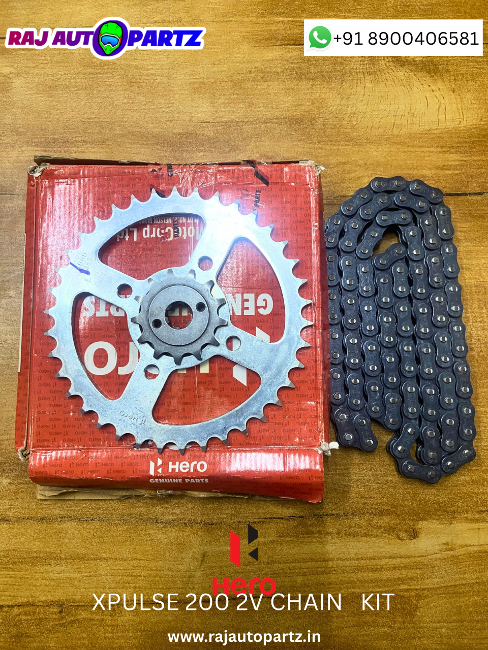 XPULSE 200 2V CHAIN KIT