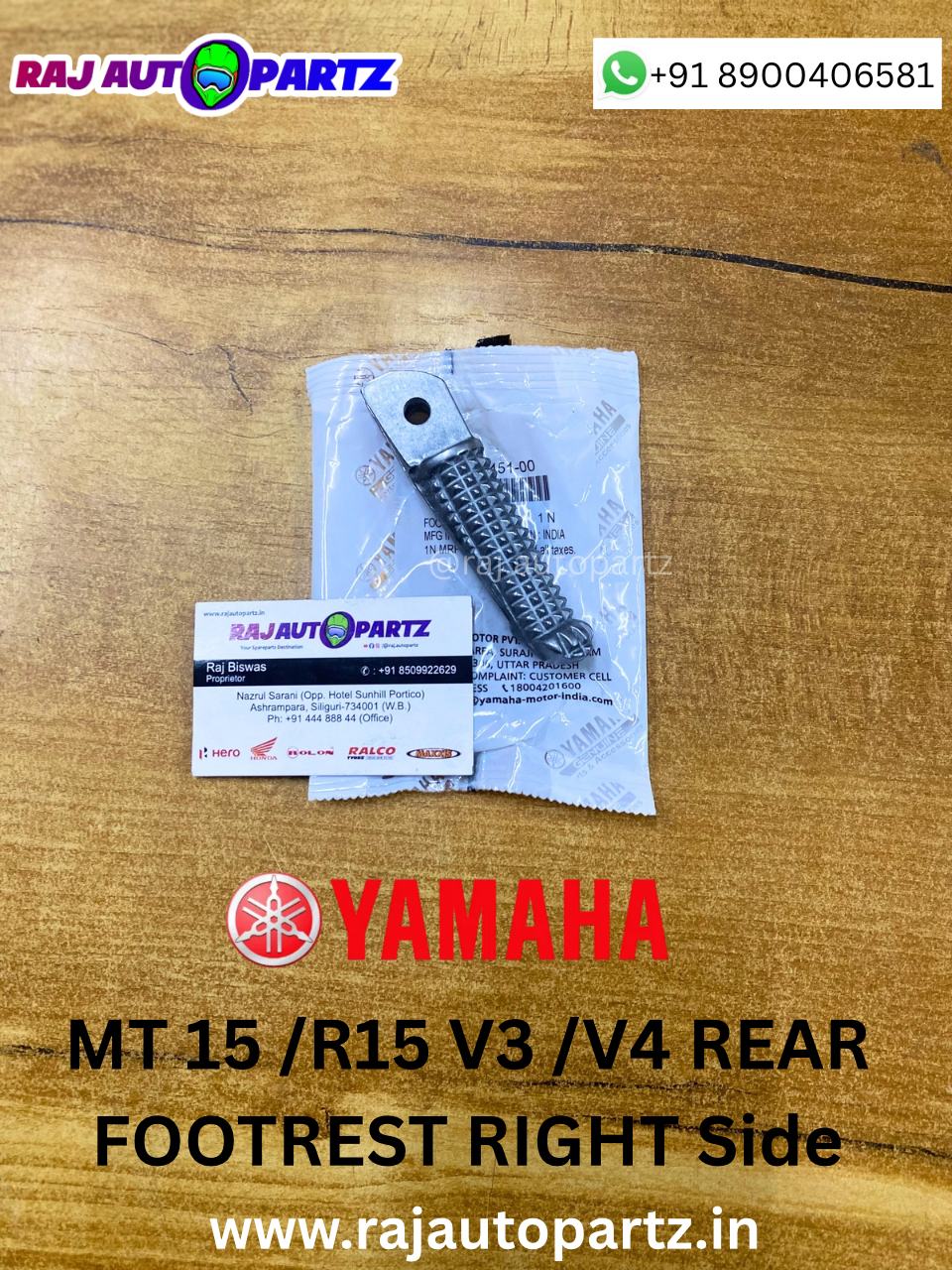 MT 15 /R15 V3/V4 REAR FOOTREST LEFT SIDE