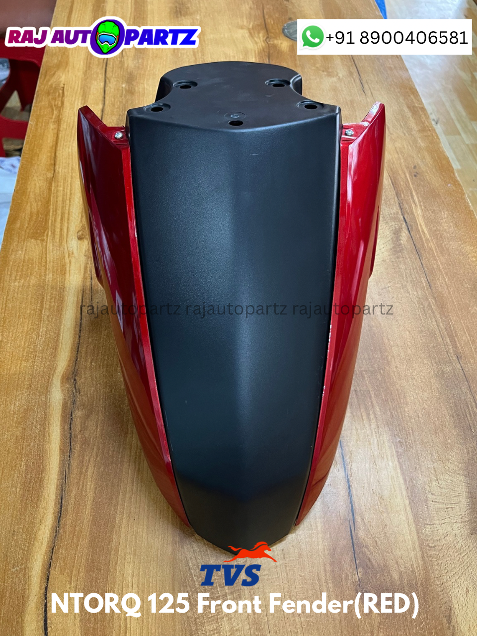 TVS NTORQ 125 FRONT FENDER (RED)