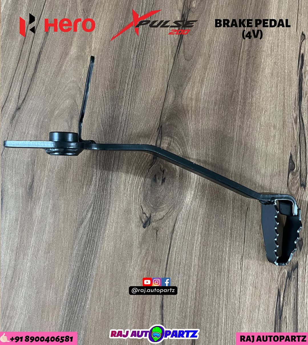 pulse in brake pedal HERO XPULSE 200 4V BRAKE PEDAL – RAJ AUTOPARTZ