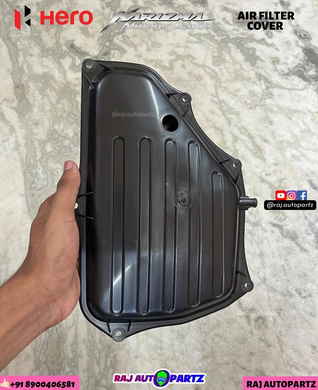 HERO KARIZMA AIR FILTER COVER