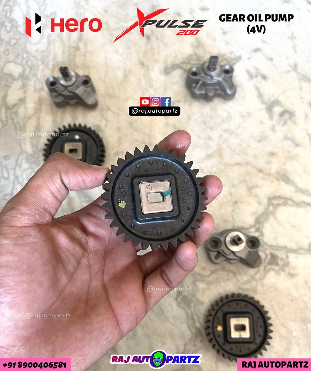 HERO XPULSE 200 4V GEAR OIL PUMP
