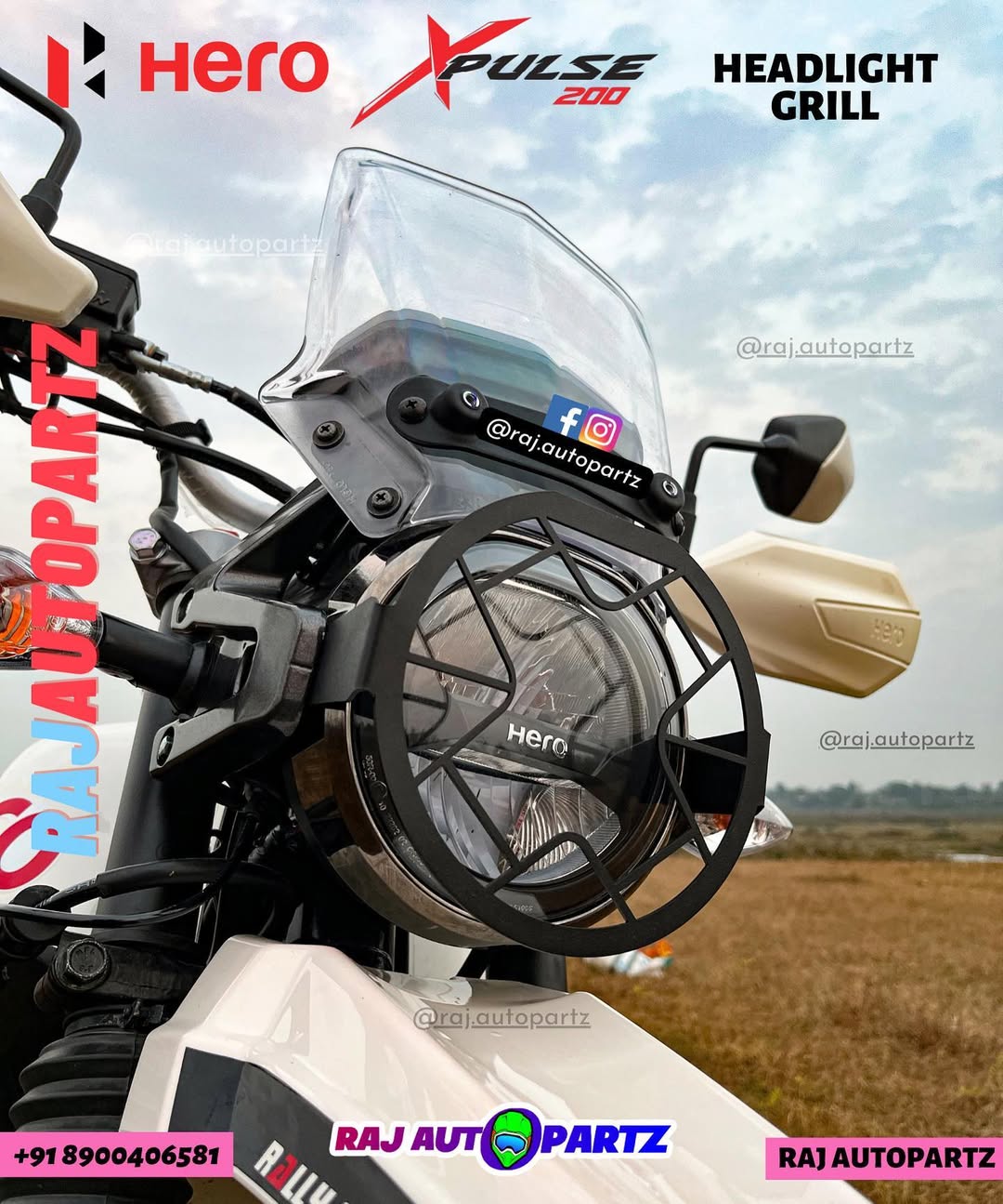 HERO XPULSE 200 HEADLIGHT GRILL