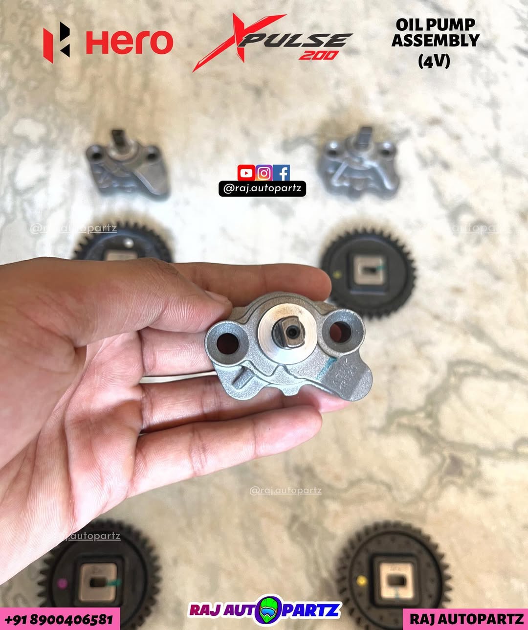 HERO XPULSE 200 4V OIL PUMP ASSEMBLY