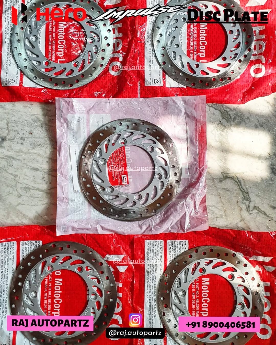 HERO IMPULSE FRONT DISC PLATE