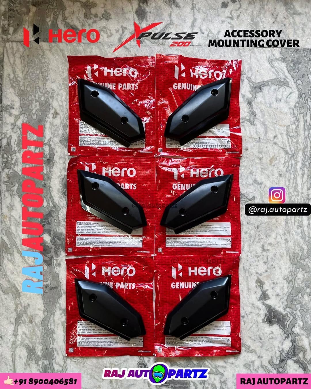 HER0 XPULSE 200 ACCESSORY MOUNTING COVER