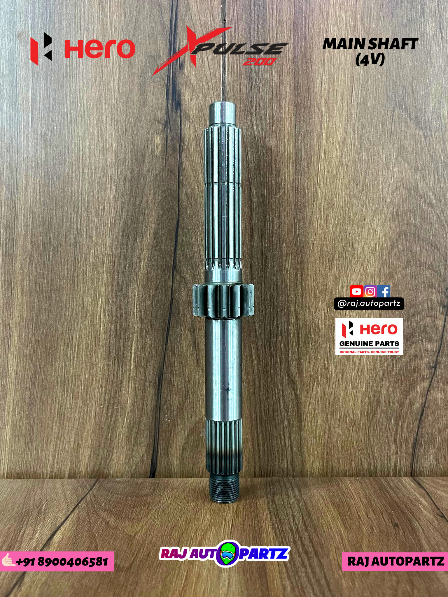 XPULSE 200 4V MAIN SHAFT