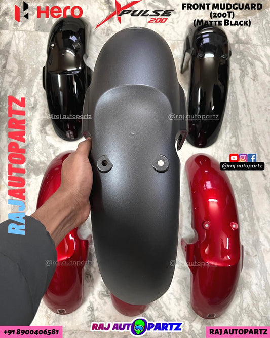 XPULSE 200 T FRONT MUDGUARD ( MATTE BLACK )