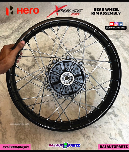 HERO REAR WHEEL RIM ASSAMBLY