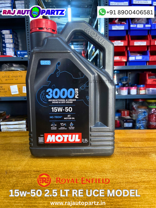MOTUL 4T 3000 PLUS 15W50  CLASSC/THUNDERBIRD 350,500 CC UCE