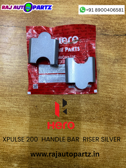 XPULSE 200 HANDLE BAR RISER SILVER