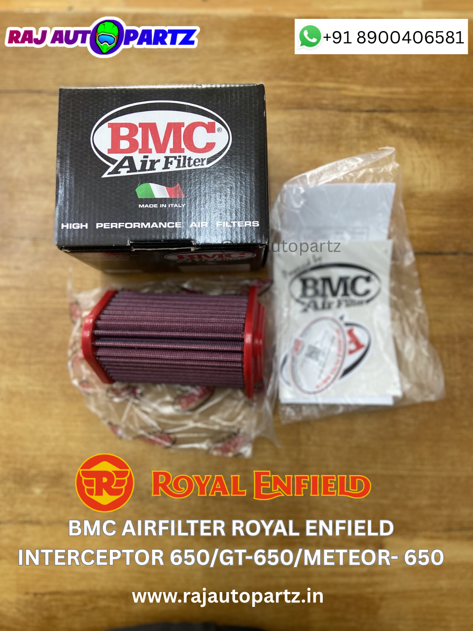 BMC AIRFILTER ROYAL ENFIELD INTERCEPTOR 650/GT-650/METERO-650