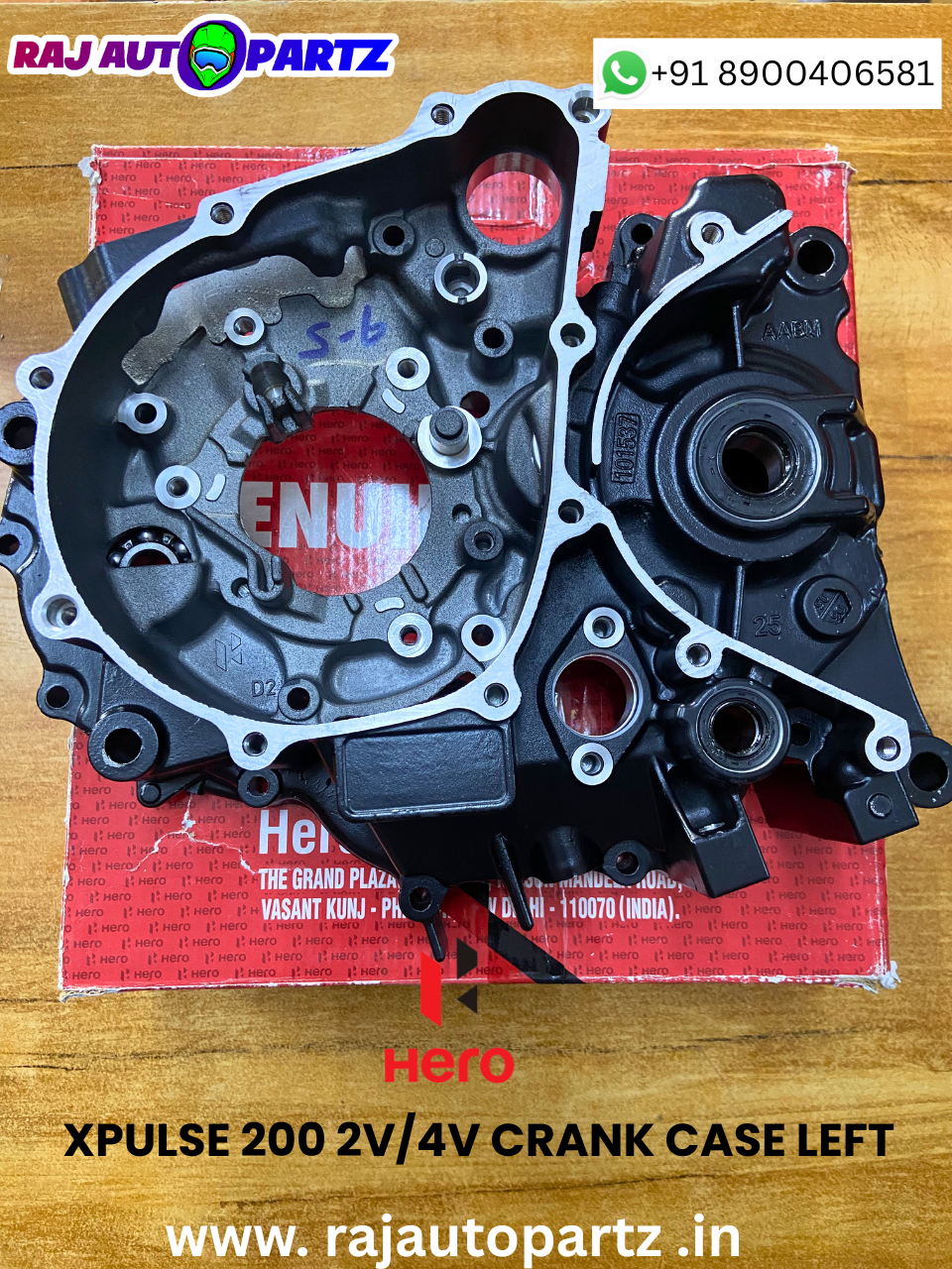 XPULSE 200 2V/4V CRANK CASE LEFT