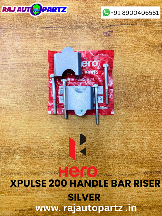 XPULSE 200 HANDLE BAR RISER SILVER
