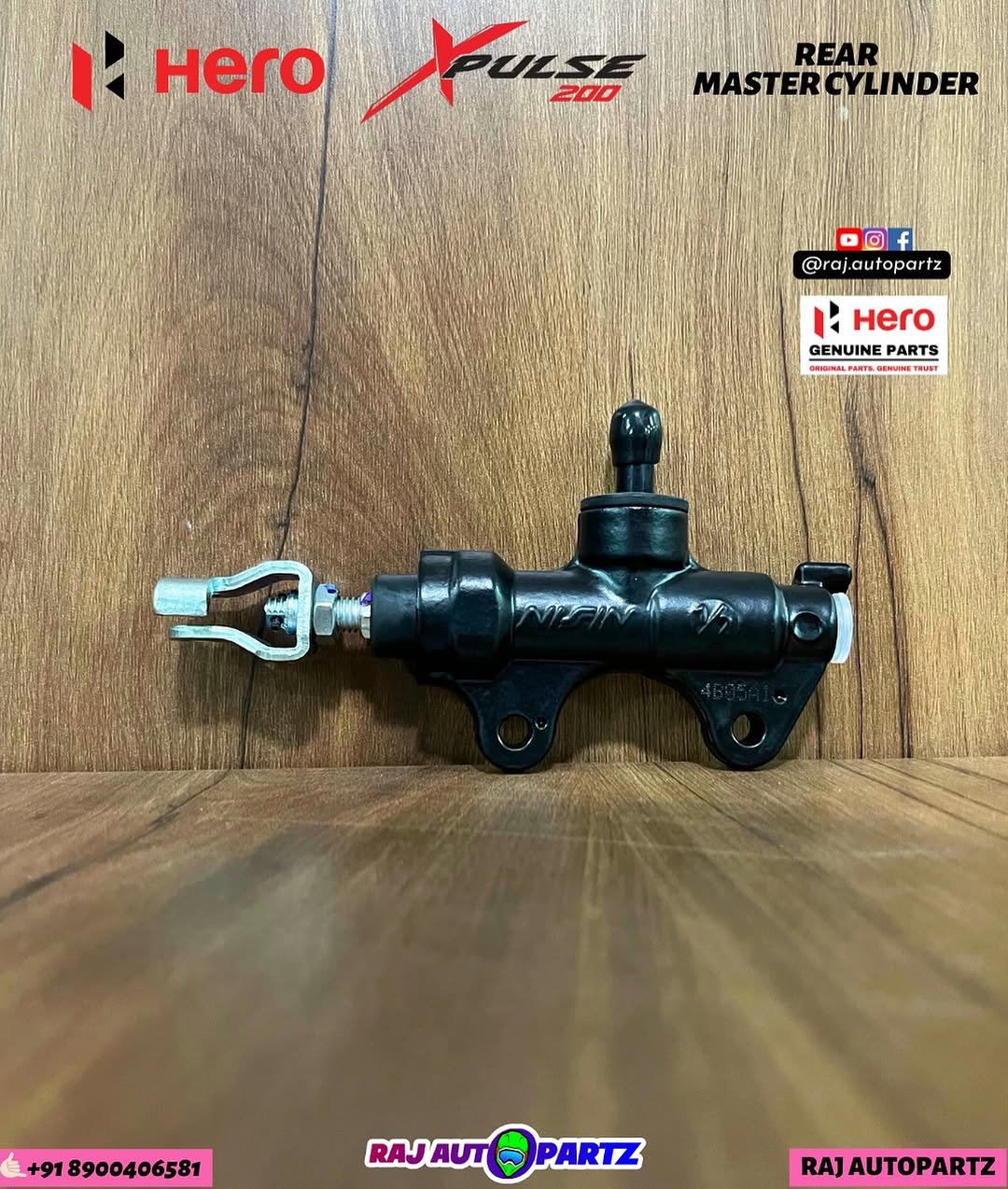 HERO XPULSE 200 REAR MASTER CYLINDER (2V/4V)