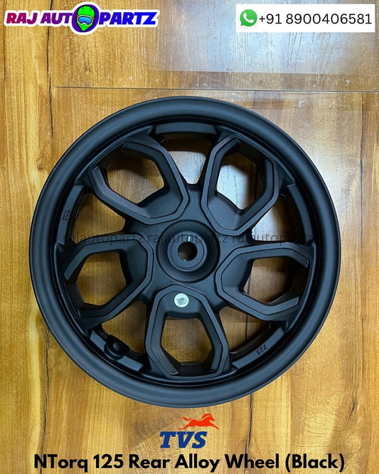 TVS NTORQ 125 REAR ALLOY WHEEL ( BLACK )