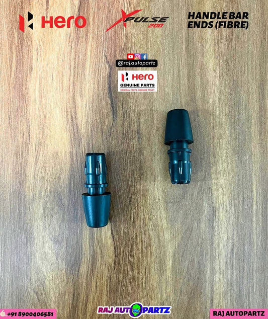 HERO XPULSE 200 HANDLEBAR ENDS ( FIBRE )