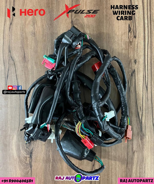 HERO XPULSE 200 CARBORATOR MODEL HARNESS WIRING