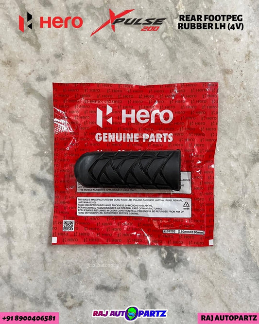 HERO XPULSE 200 4V REAR FOOTPEG RUBBER (LH)