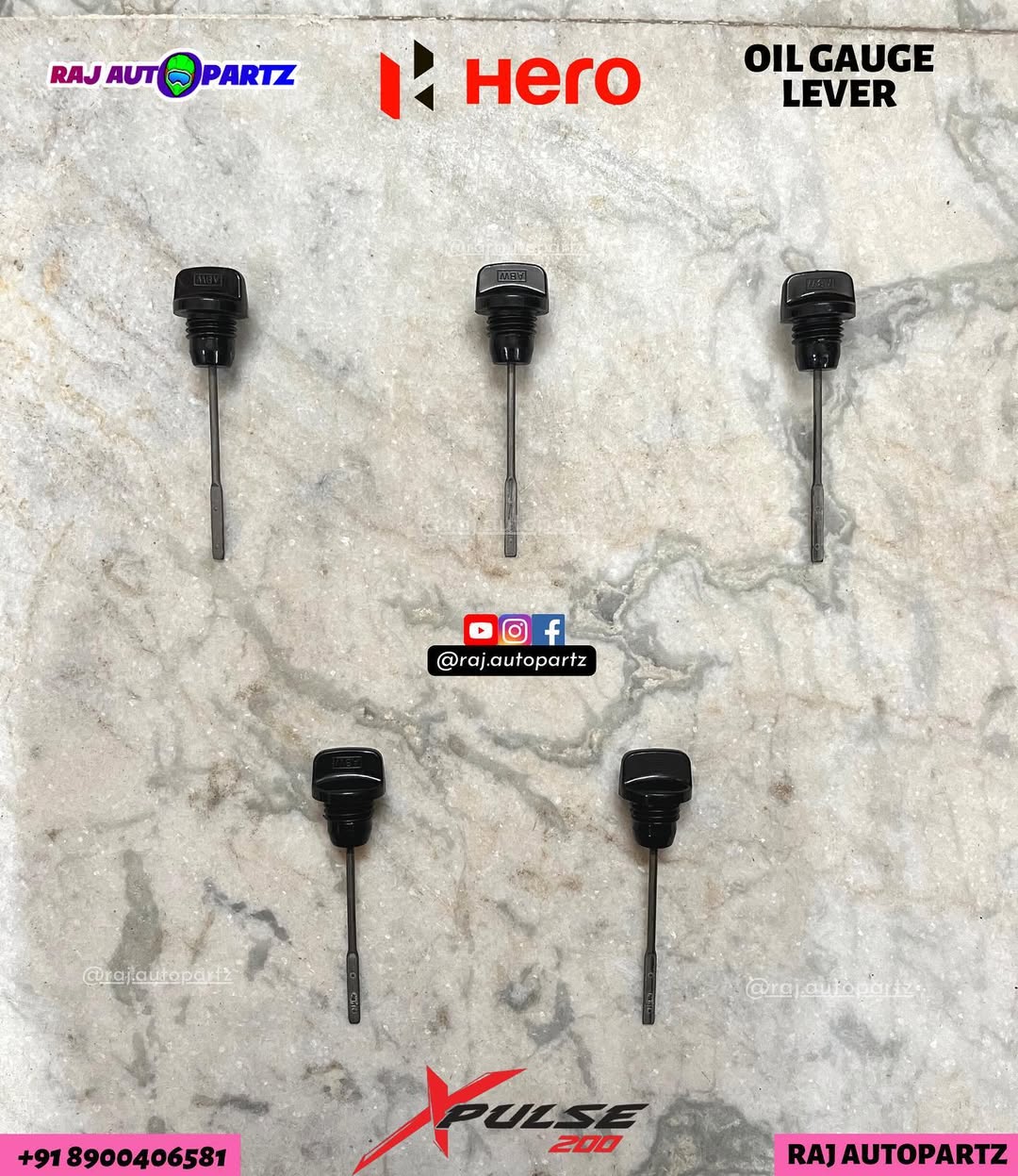 HERO XPULSE 200 OIL GAUGE LEVER