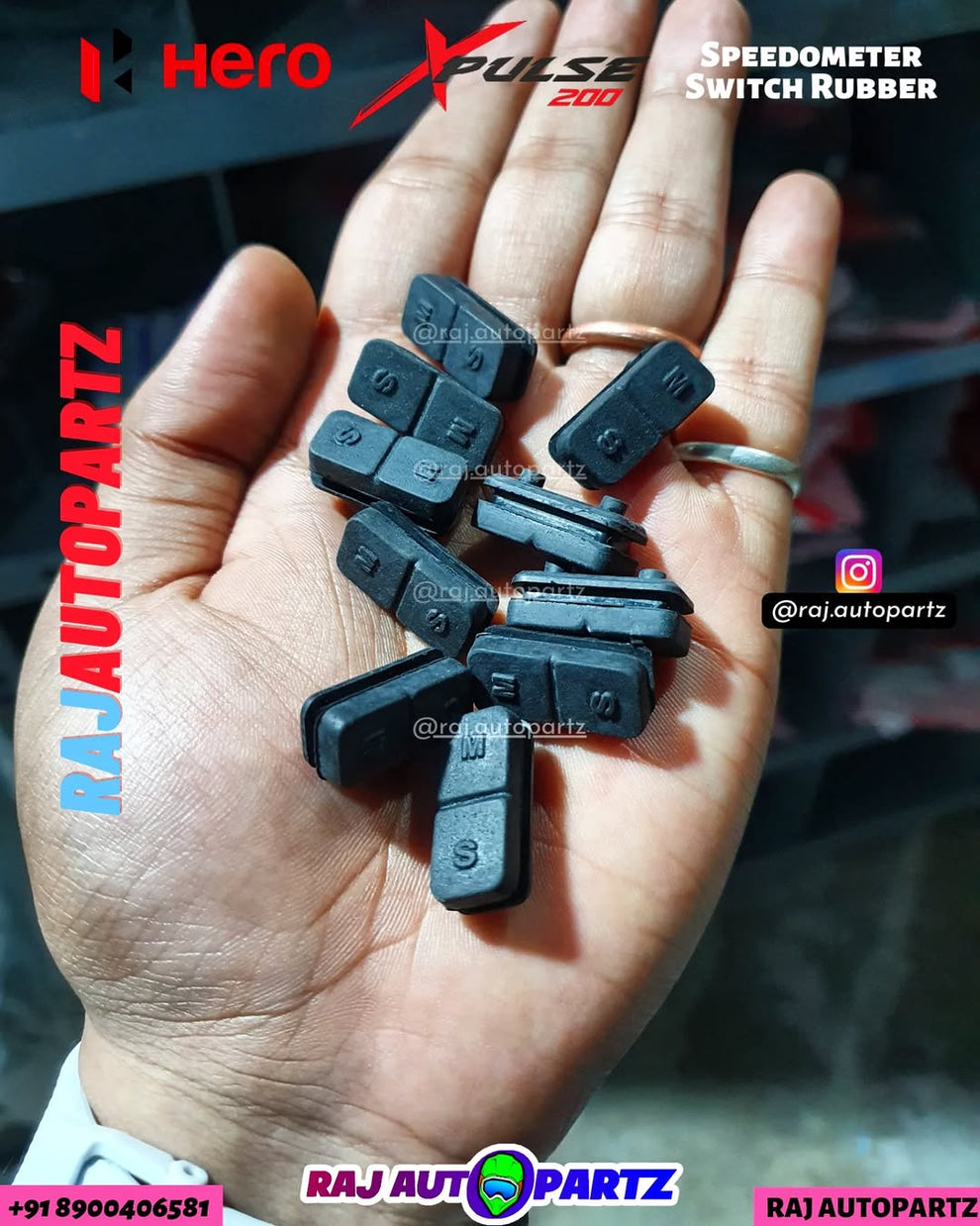 HERO XPULSE 200 XTREME SPEEDOMETER SWITCH RUBBER – RAJ AUTOPARTZ