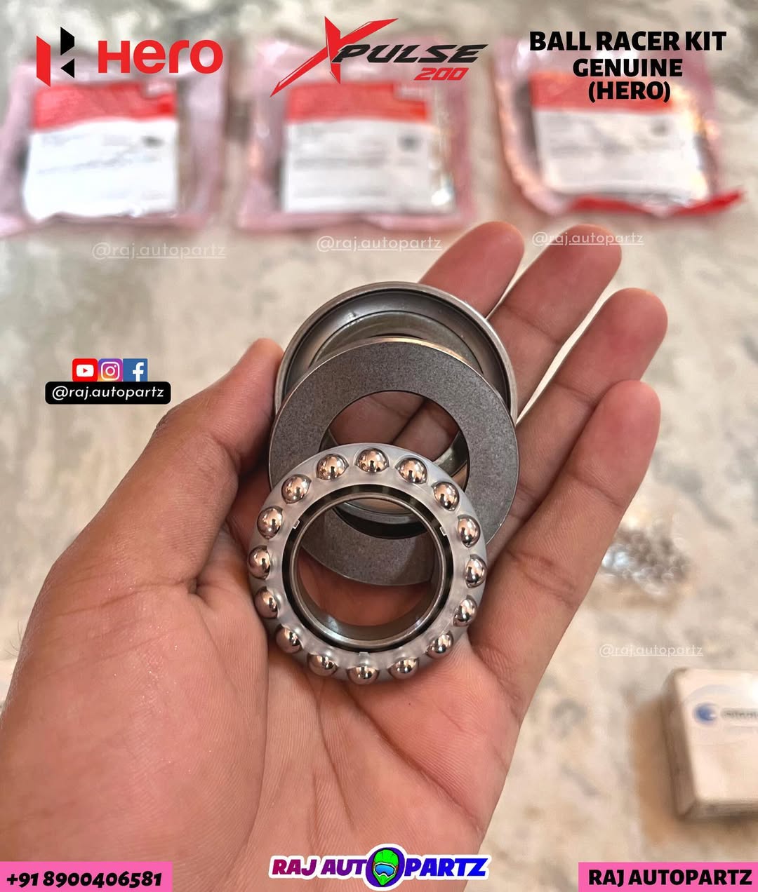 HERO XPULSE 200 BALL RACER KIT ( GENUINE )