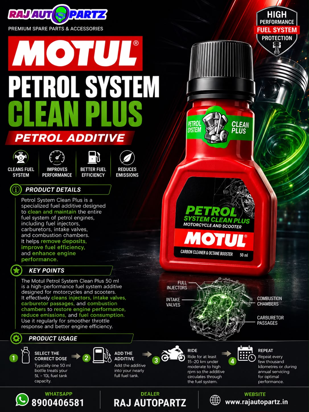 MOTUL SYSTEM CLEAN PLUS